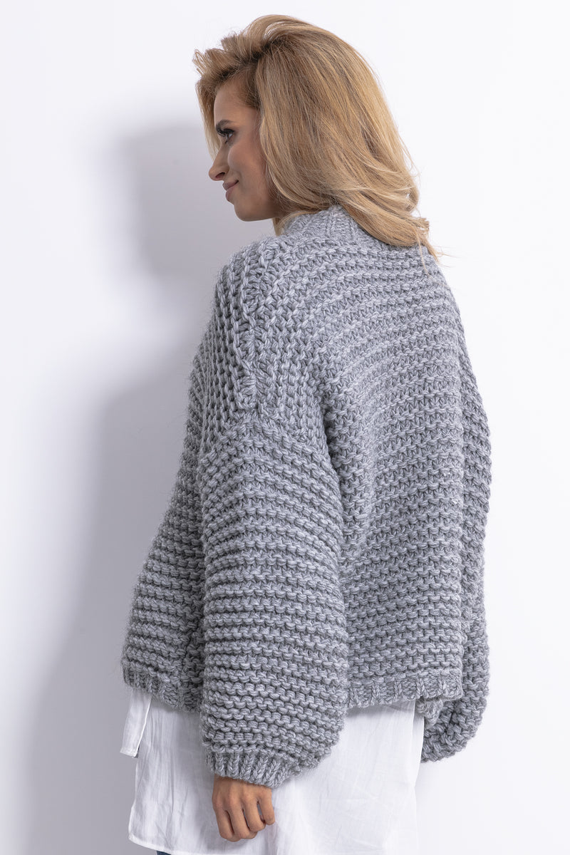Fobya - Chunky knit genser (Grey)