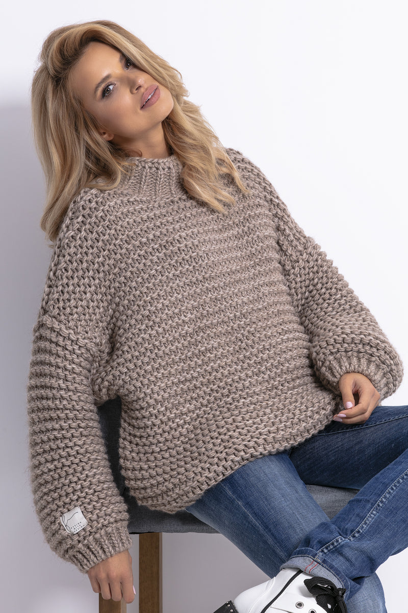 Fobya - Chunky knit genser (Mokka)