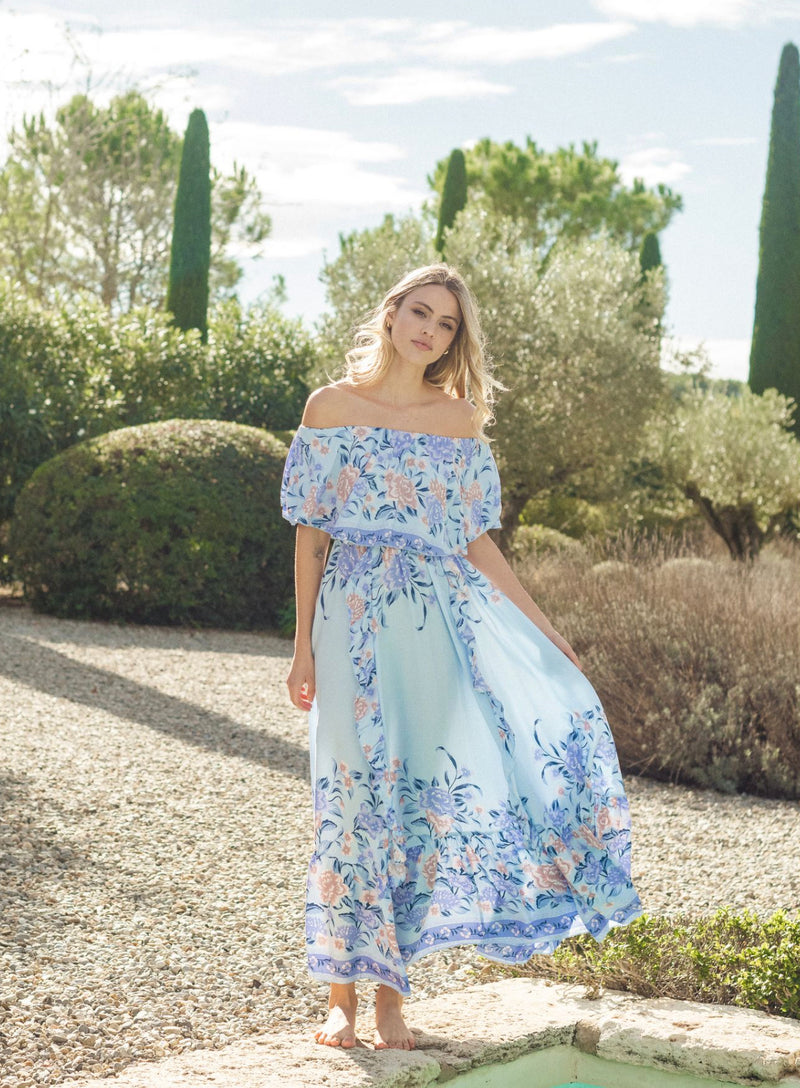 Jaase - Heaven print Georgie maxi dress