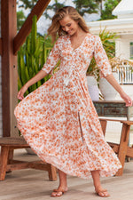 Jaase - Acacia print Indiana maxi dress