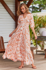 Jaase - Acacia print Indiana maxi dress