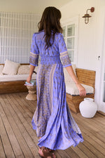 Jaase - Jacaranda Indiana maxi dress