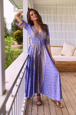 Jaase - Jacaranda Indiana maxi dress