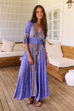 Jaase - Jacaranda Indiana maxi dress