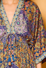 Fra Paris -Printed shirt dress (lilla mønstret)
