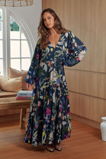 Jaase - Greenlake print Teresa maxi dress