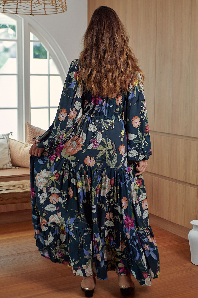 Jaase - Greenlake print Teresa maxi dress