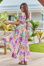Jaase - Honolulu print Taurus maxi dress